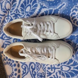 VAGABOND Judy Platform Sneakers White Leather Size 37